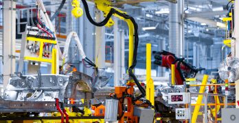 Roboter in der Autoindustrie